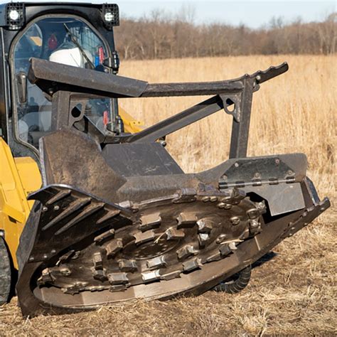 disk mulcher skid steer|kubota skid steer mulcher attachment.